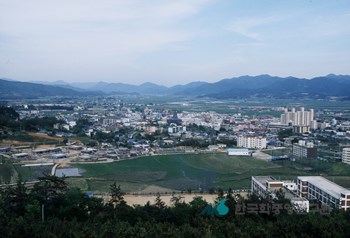 강진읍 전경
