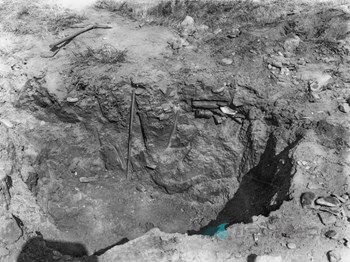 미림리 석기시대 유적지 발굴 모습