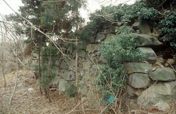 여수 고돌산진 성벽