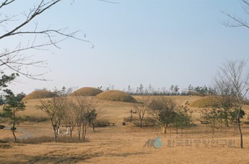 서울 방이동 고분군 서북쪽 전경