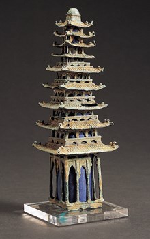 단양 구인사 금동구층소탑