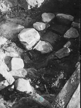 대구 대봉동 지석묘 제2구 발굴 상태
