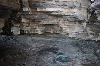 고성 덕명리 화석산지 중 상족암의 공룡발자국