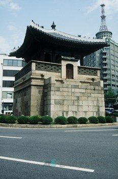 서울 경복궁 중 동십자각 후측면