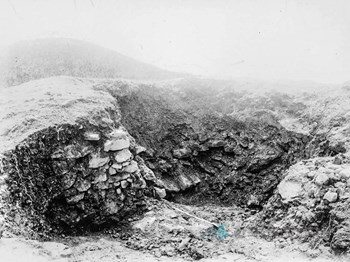 함안 가야리 고분군의 발굴된 내부 모습