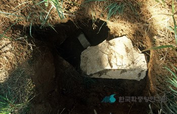 김해 우동 고분군 무덤의 노출상태