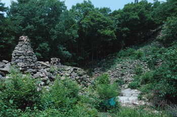 괴산 미륵산성 성벽