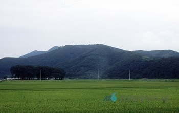 사천 성황당 산성 전경
