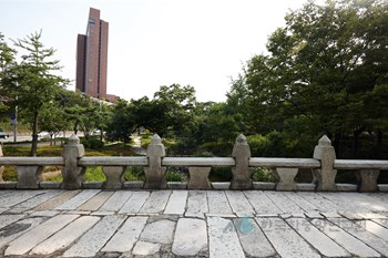 서울 수표교 교면과 난간