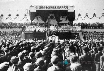1955년 김성수의 장례식