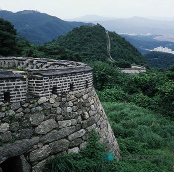 경기도 광주 남한산성 성벽