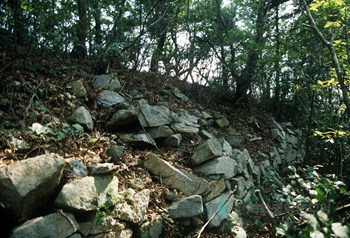 양산 신기리 산성 성벽